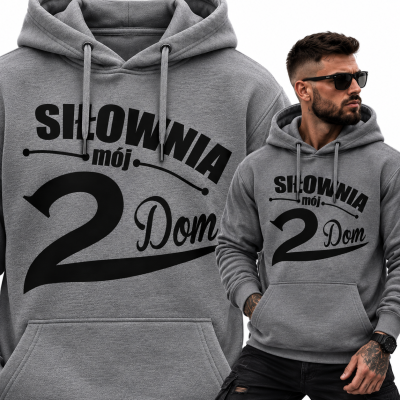 BLUZA Z KAPTUREM NA SIŁOWNIĘ  SIŁOWNIA